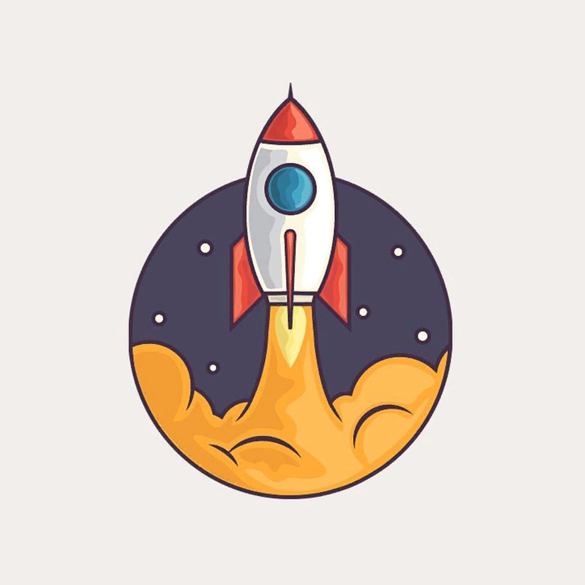 Нарисовать ракету