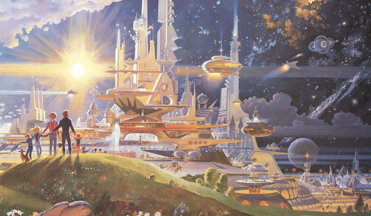 Картины города будущего Роберта МАККОЛЛА