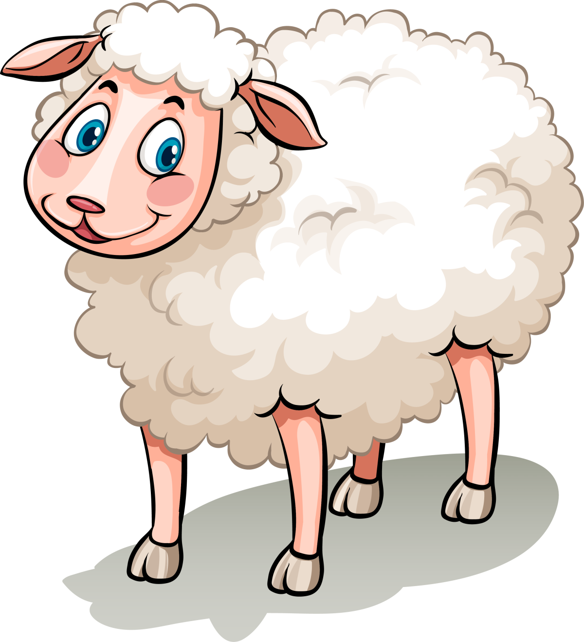 Овечка для детей детского сада