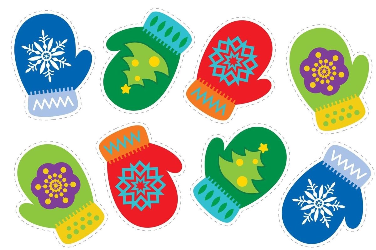 Зима варежки