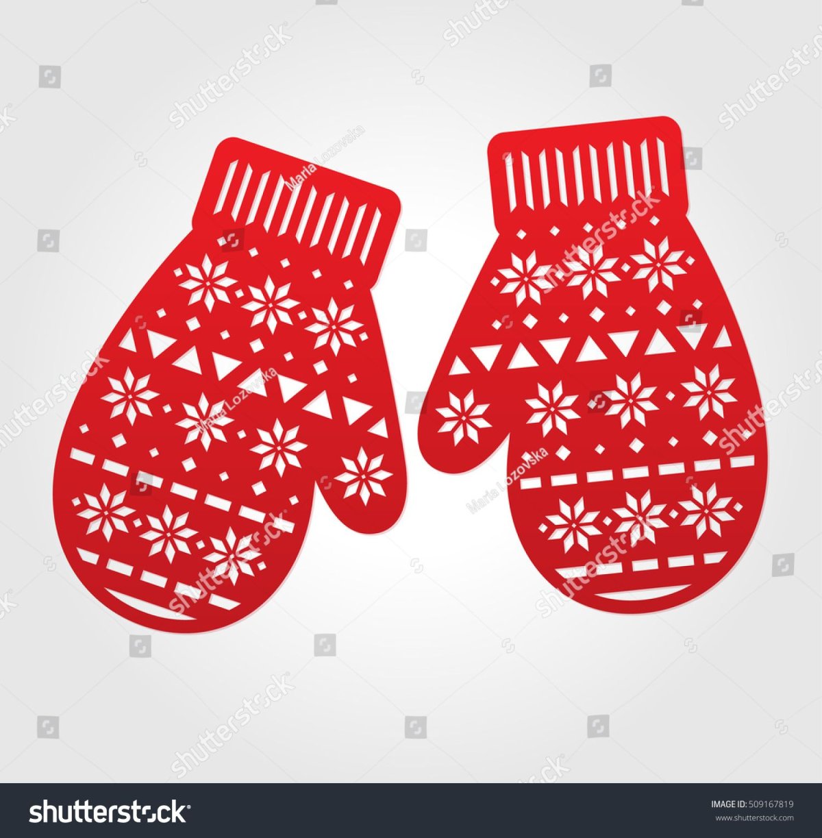 Наталья Емельяшина варежки палец с индийским клином