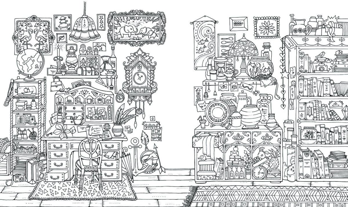 Айви и чернильная бабочка раскраска