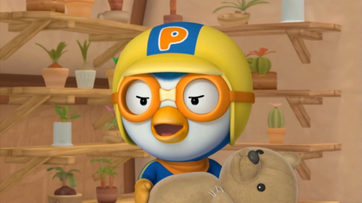 Пингвиненок Пороро Эдди изобретатель