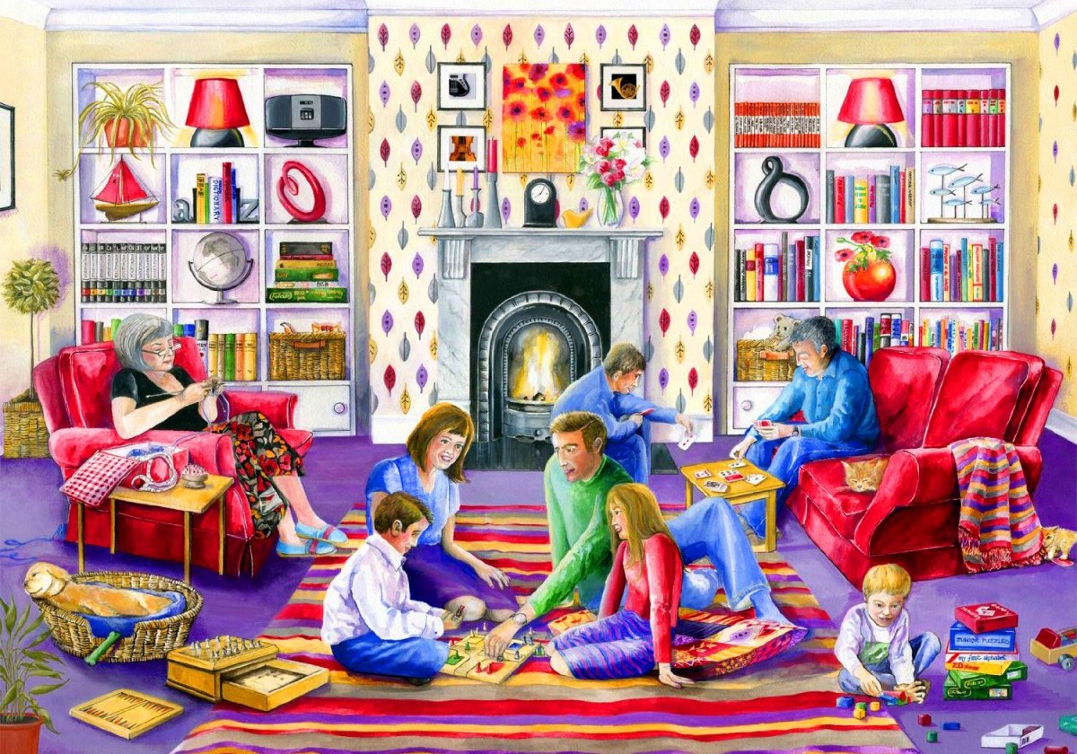 Сюжетные картины дом