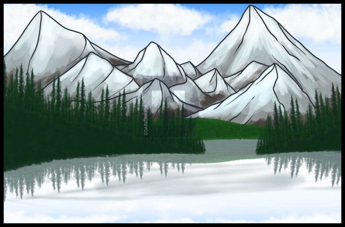 Долина драконов арт фэнтези