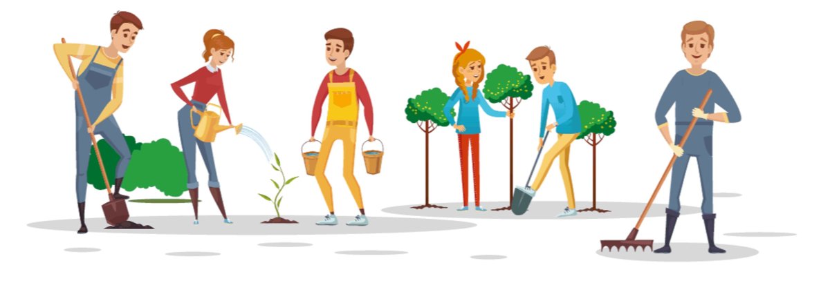 Субботник рисунок