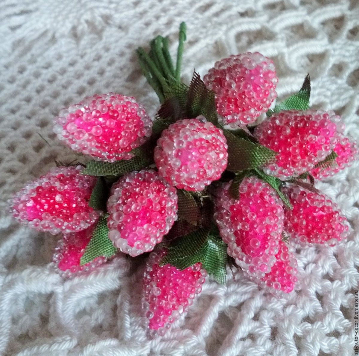 Сахарные ягоды для рукоделия