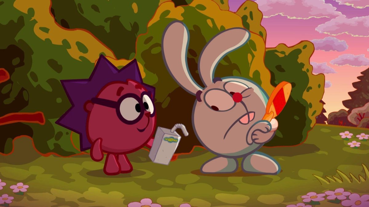 Смешарики Крош Ежик Нюша Бараш