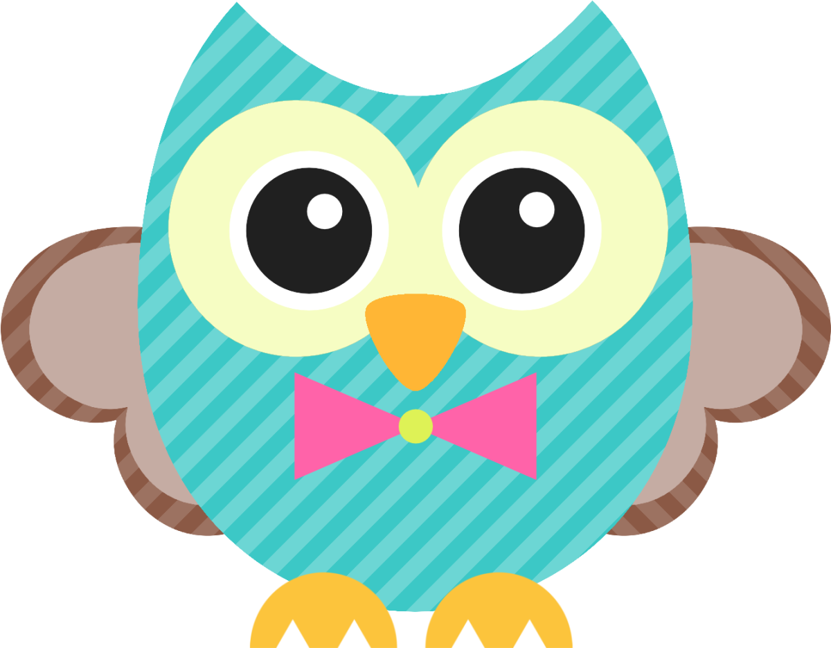 Совушка на прозрачном фоне