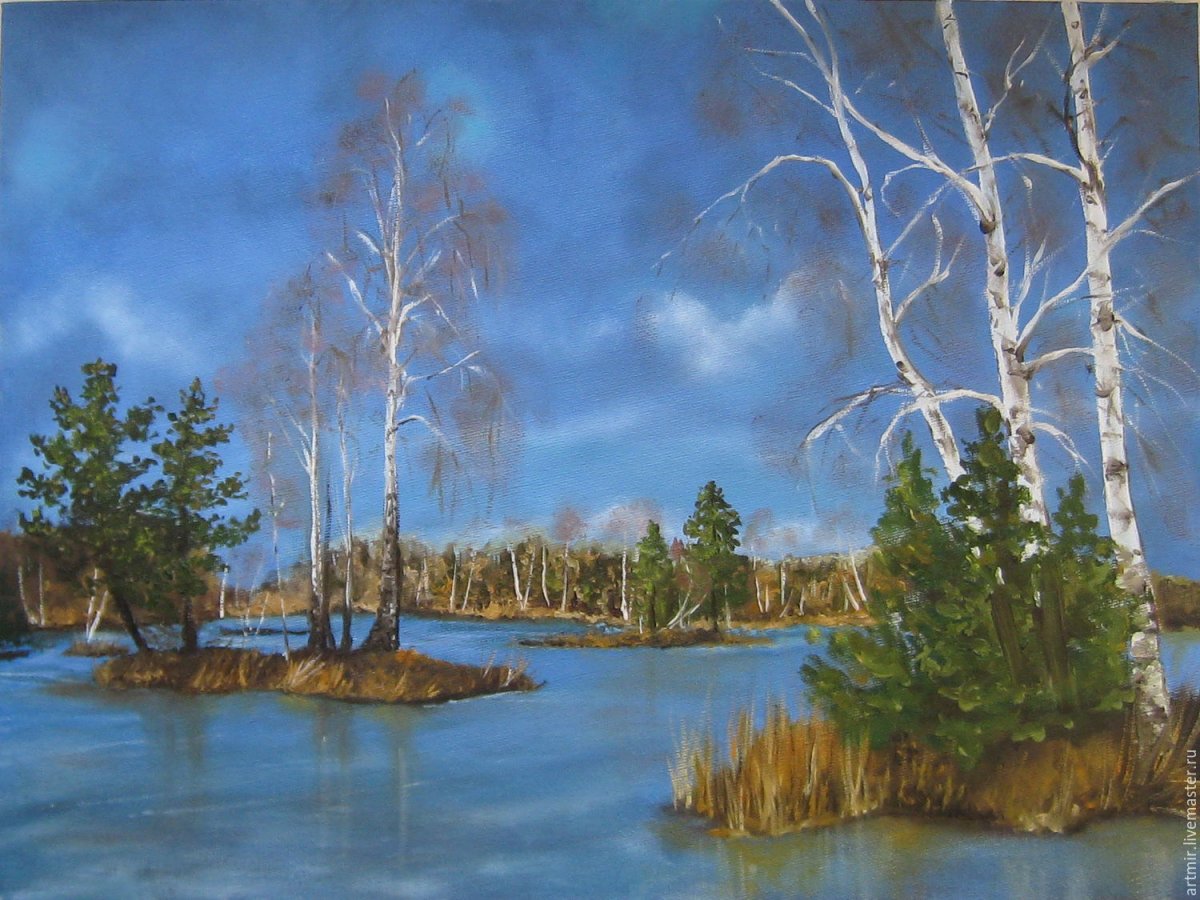 Знаменитые пейзажи Весна