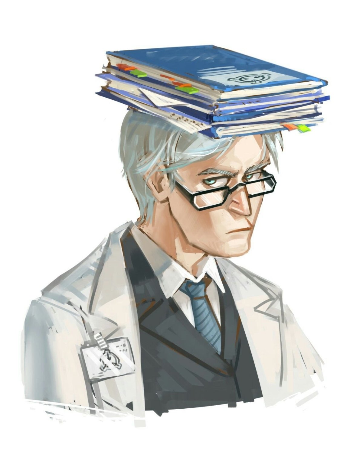 Доктор Айсберг SCP арт