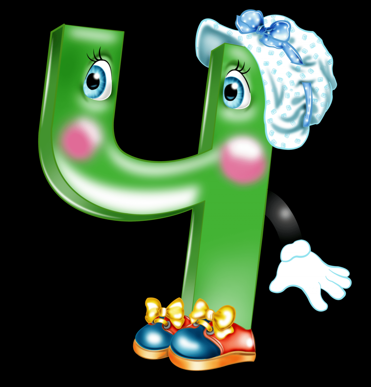 Рисунок в виде цифры