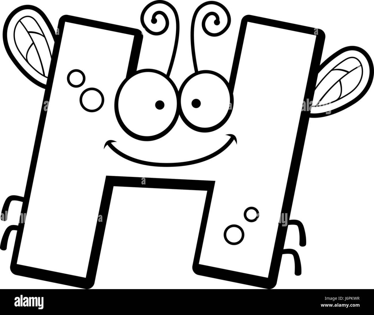 Веселые буквы с глазками