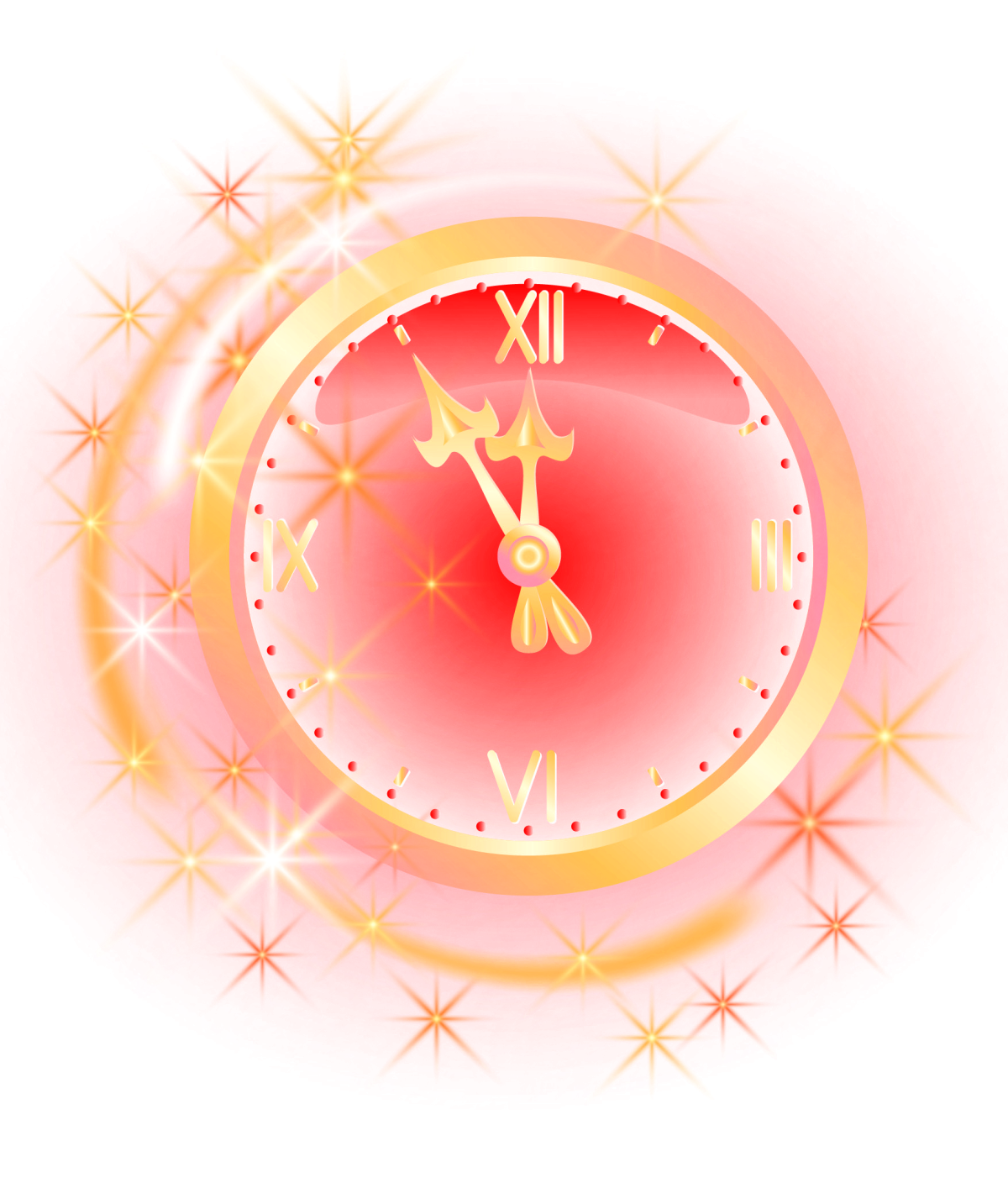 Волшебные новогодние часы