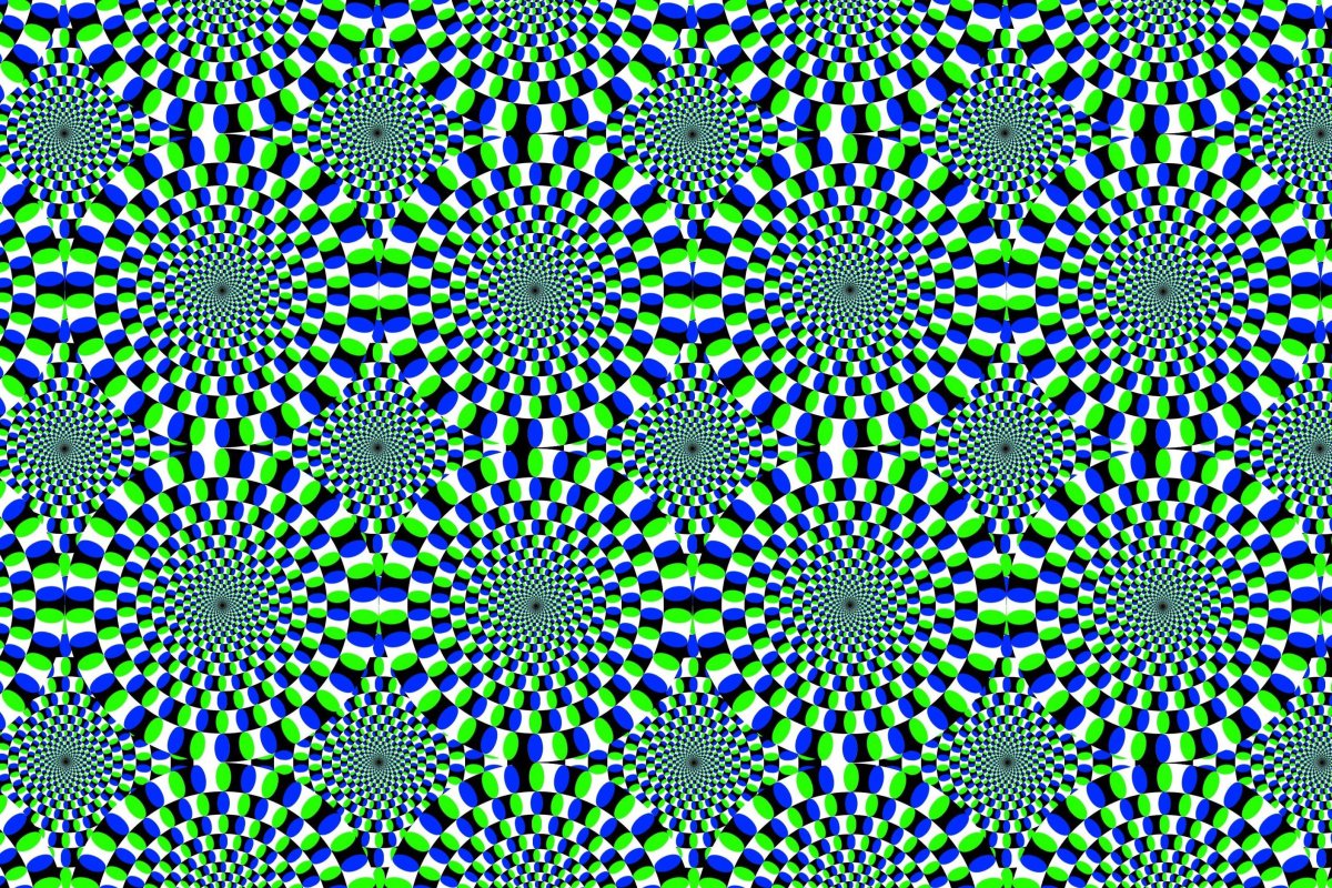 Оптические иллюзии черно белые