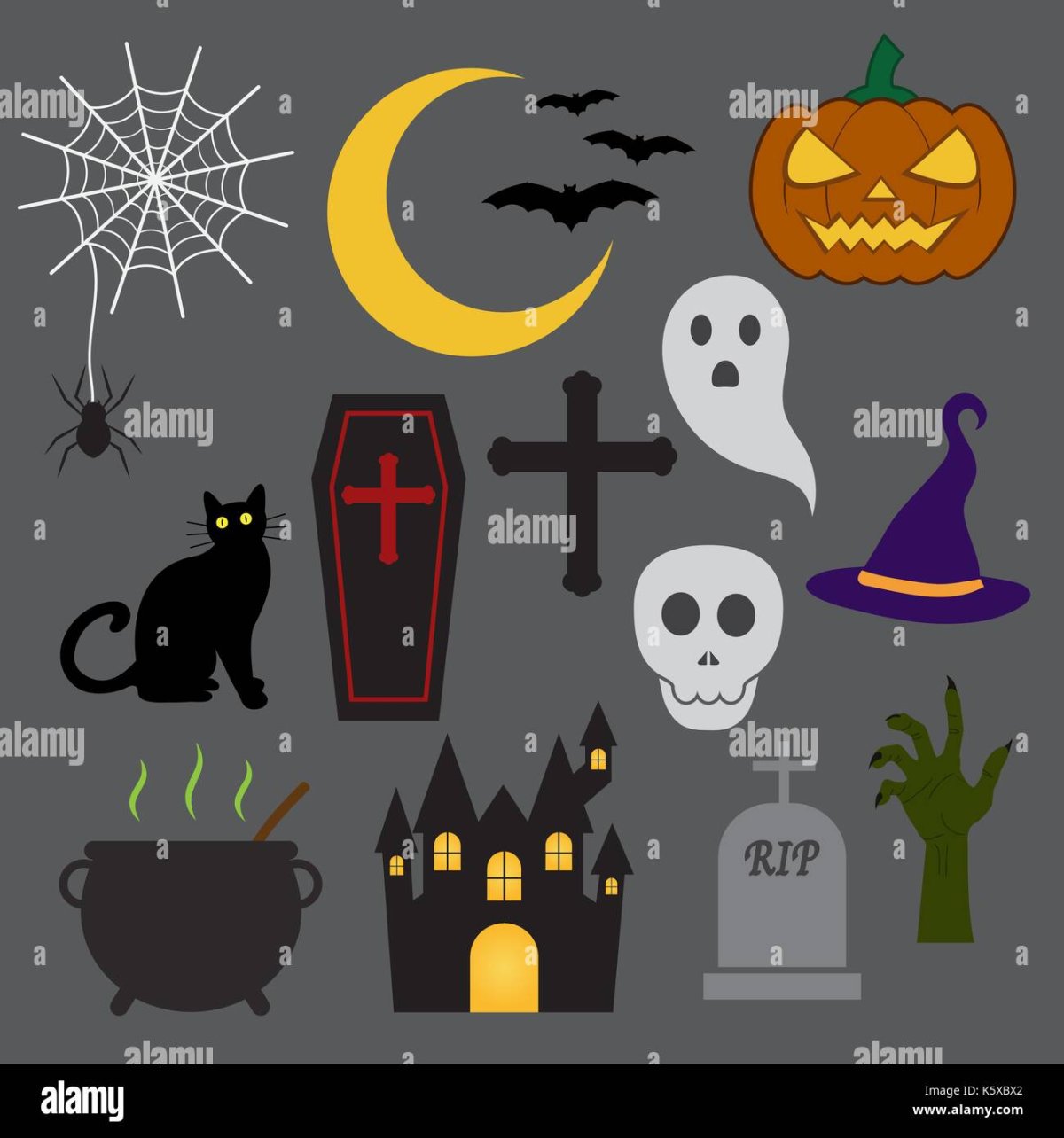 Набор символов на Хэллоуин