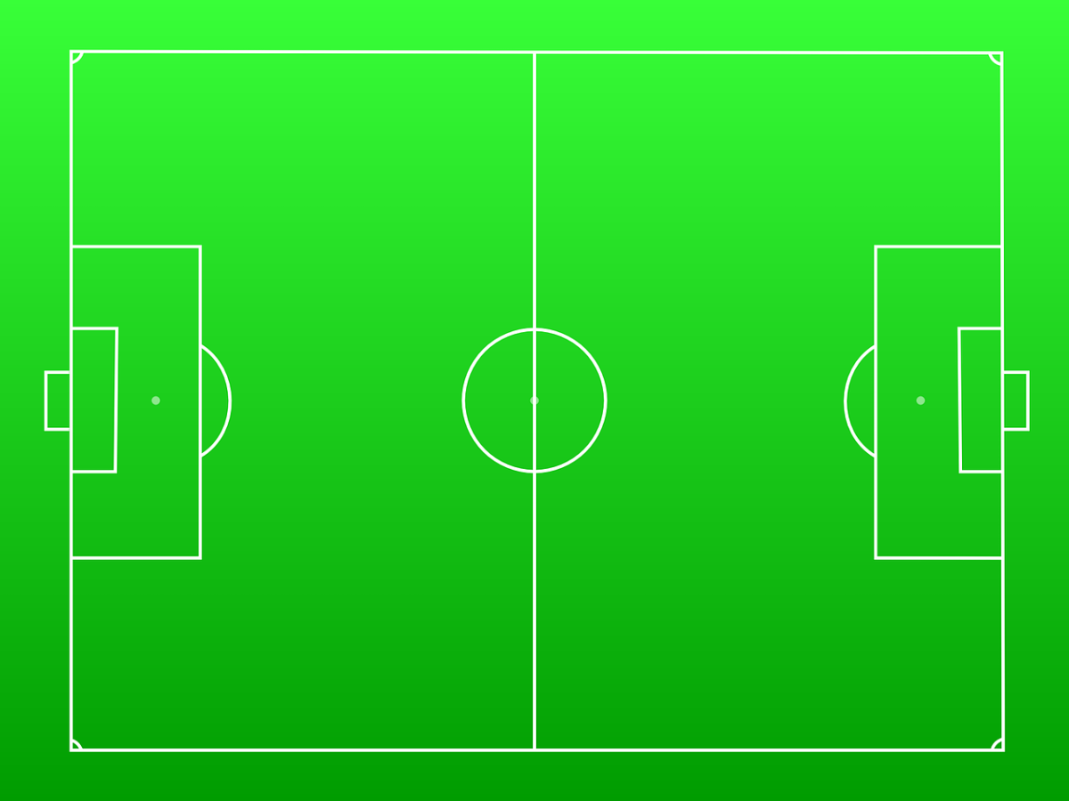 Макет футбольного поля