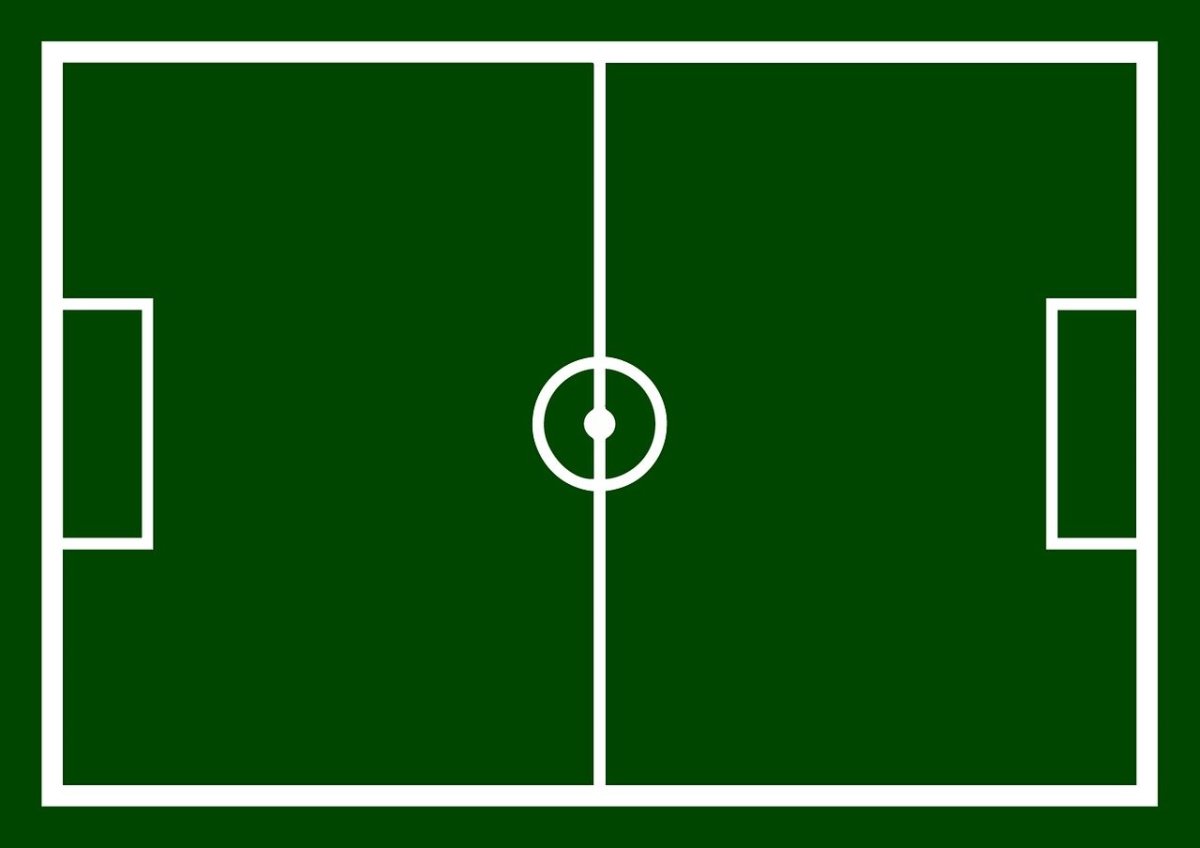 Макет футбольного поля