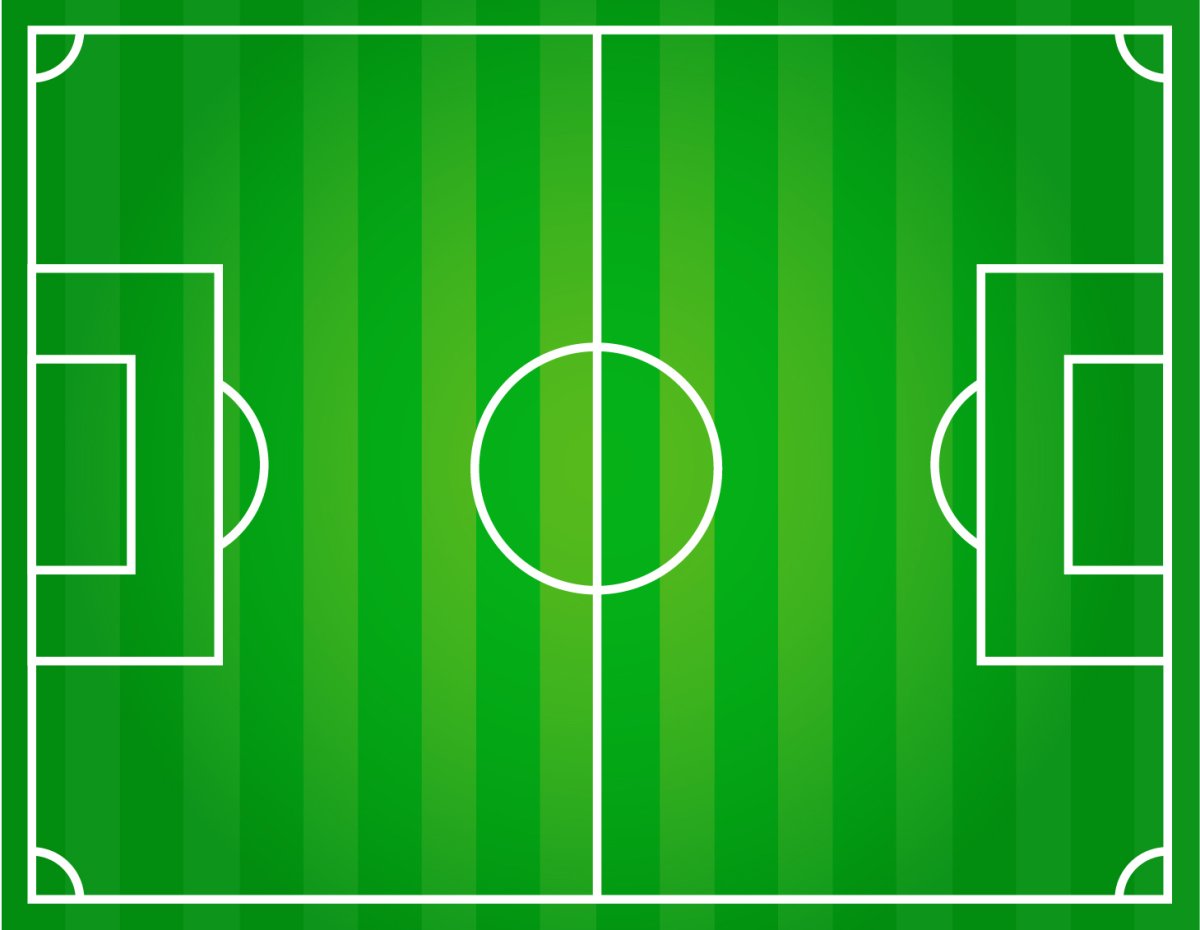 Футбольное поле вектор