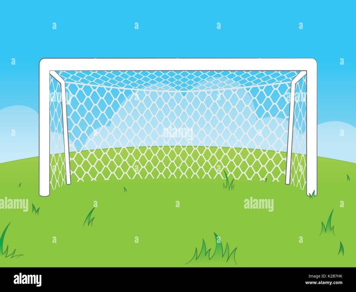 Футбольные ворота мультяшные