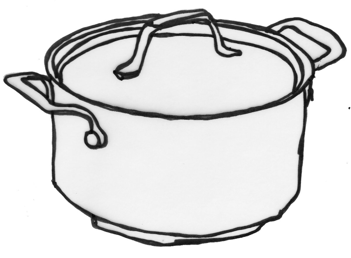 Кастрюля контур