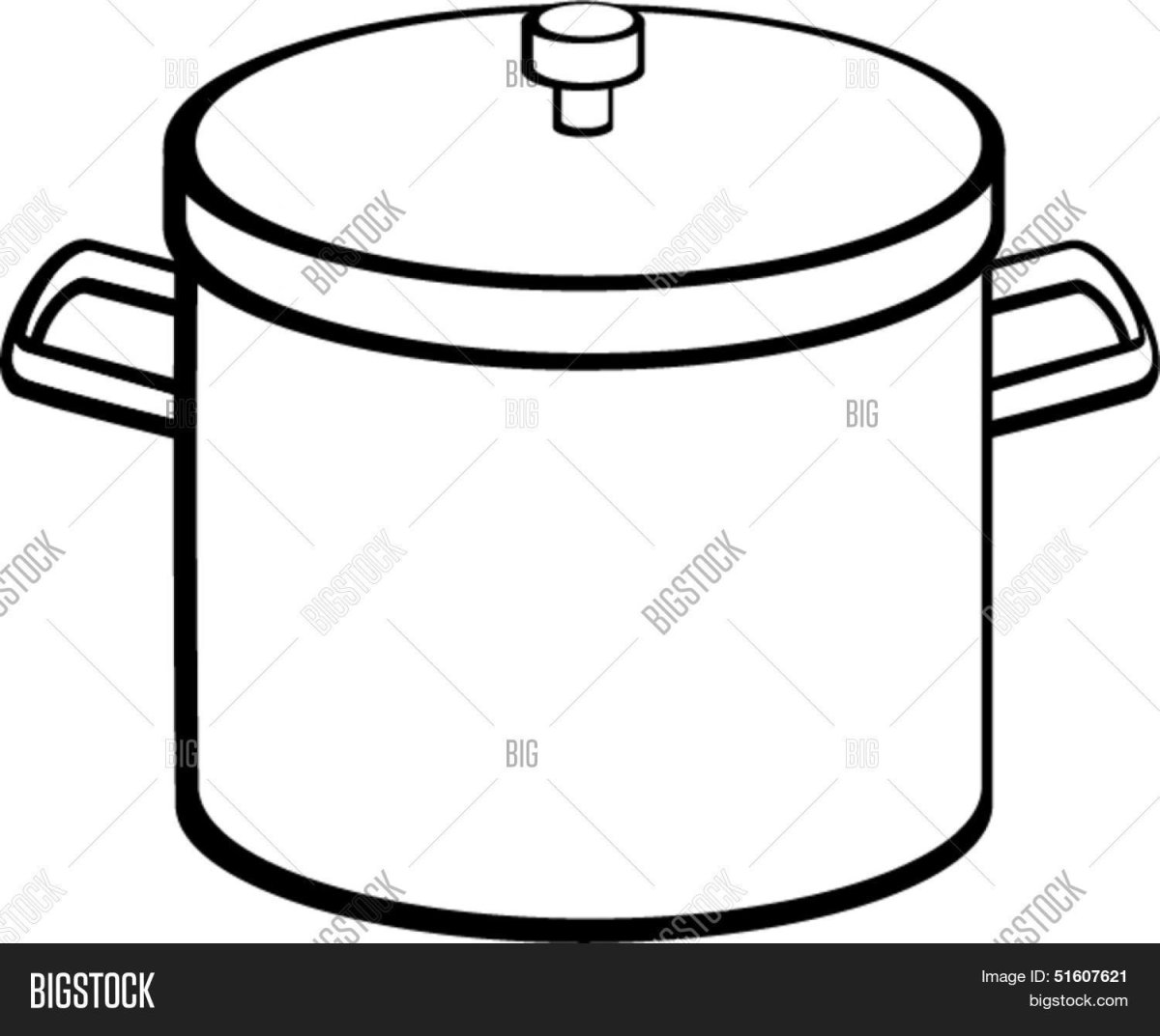 Трафарет кастрюли