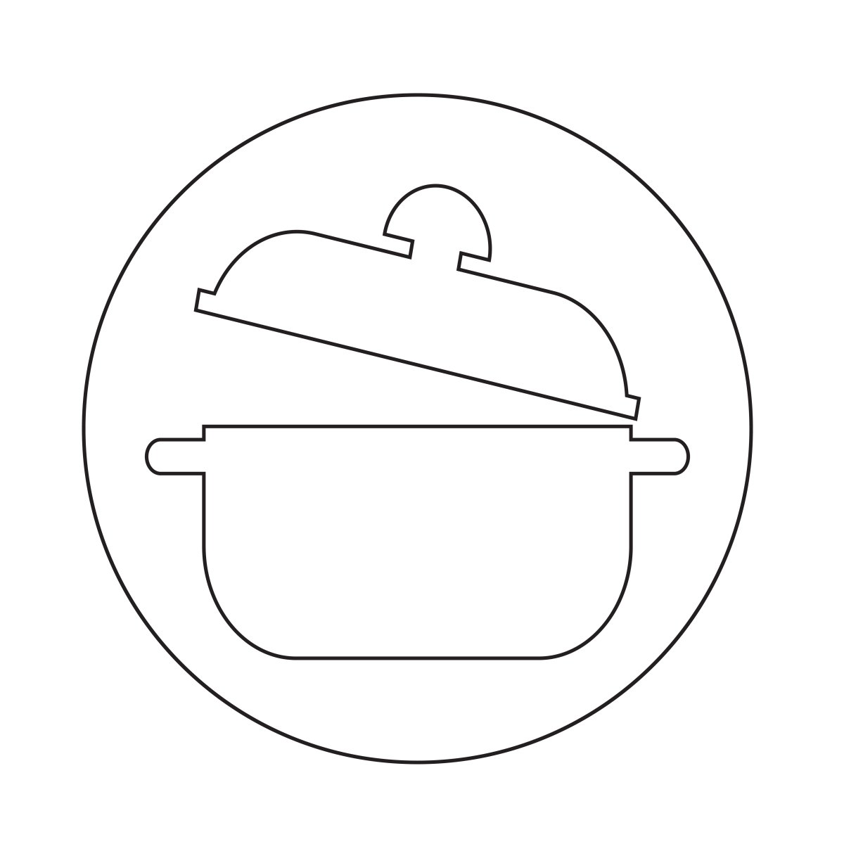 Крышка кастрюли пиктограмма