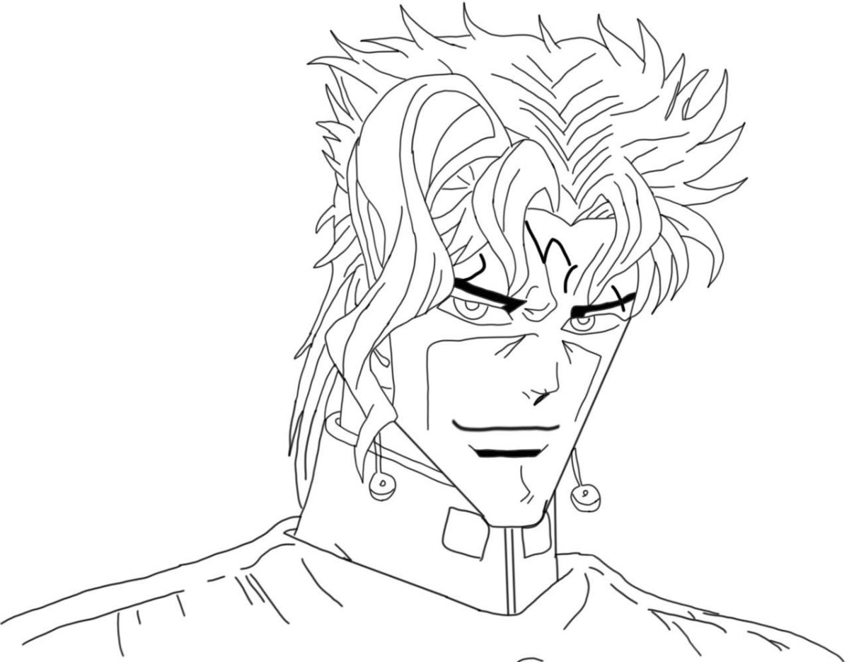 Джо Джо рисунки дио