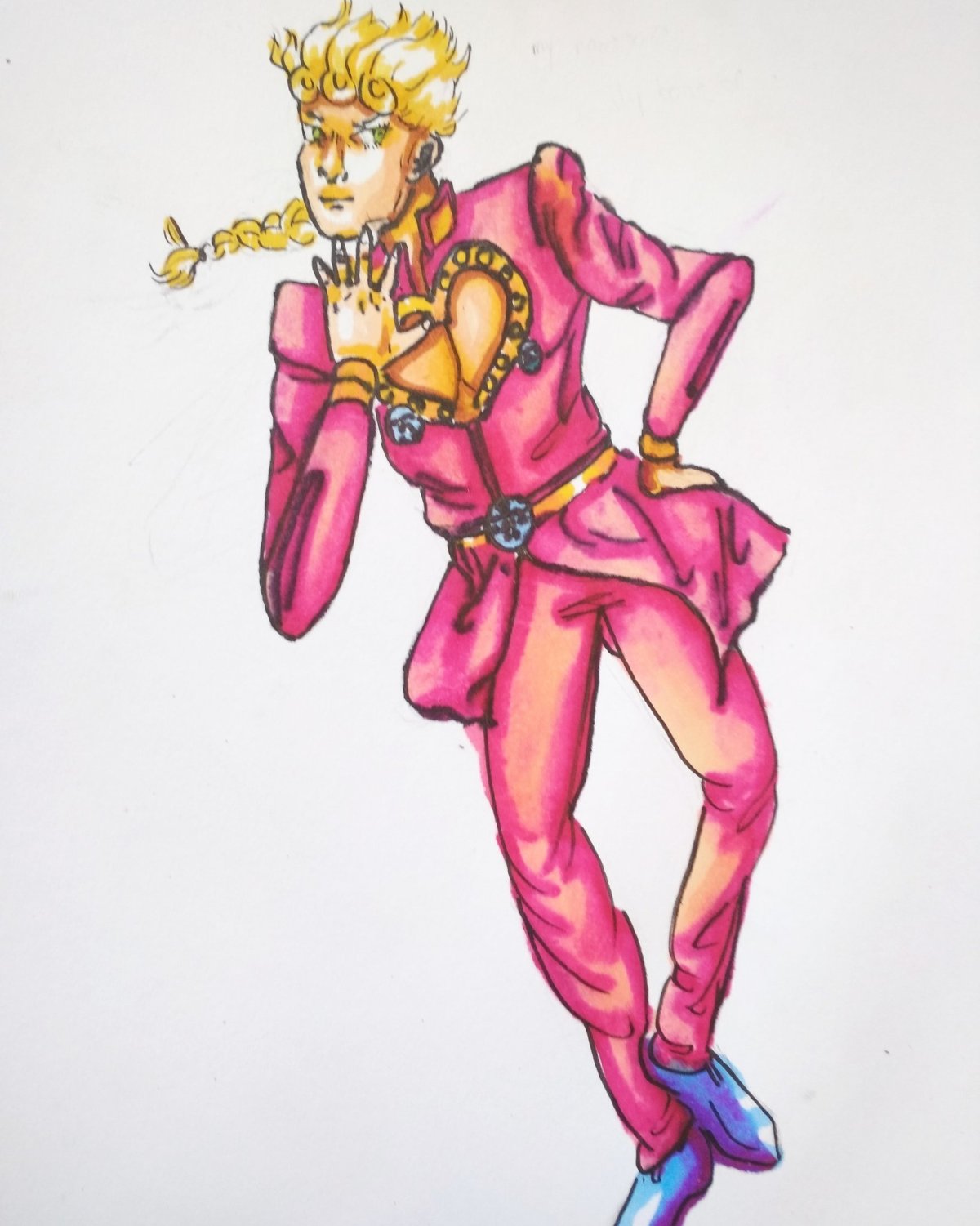 Джонатан Джостар Наброски