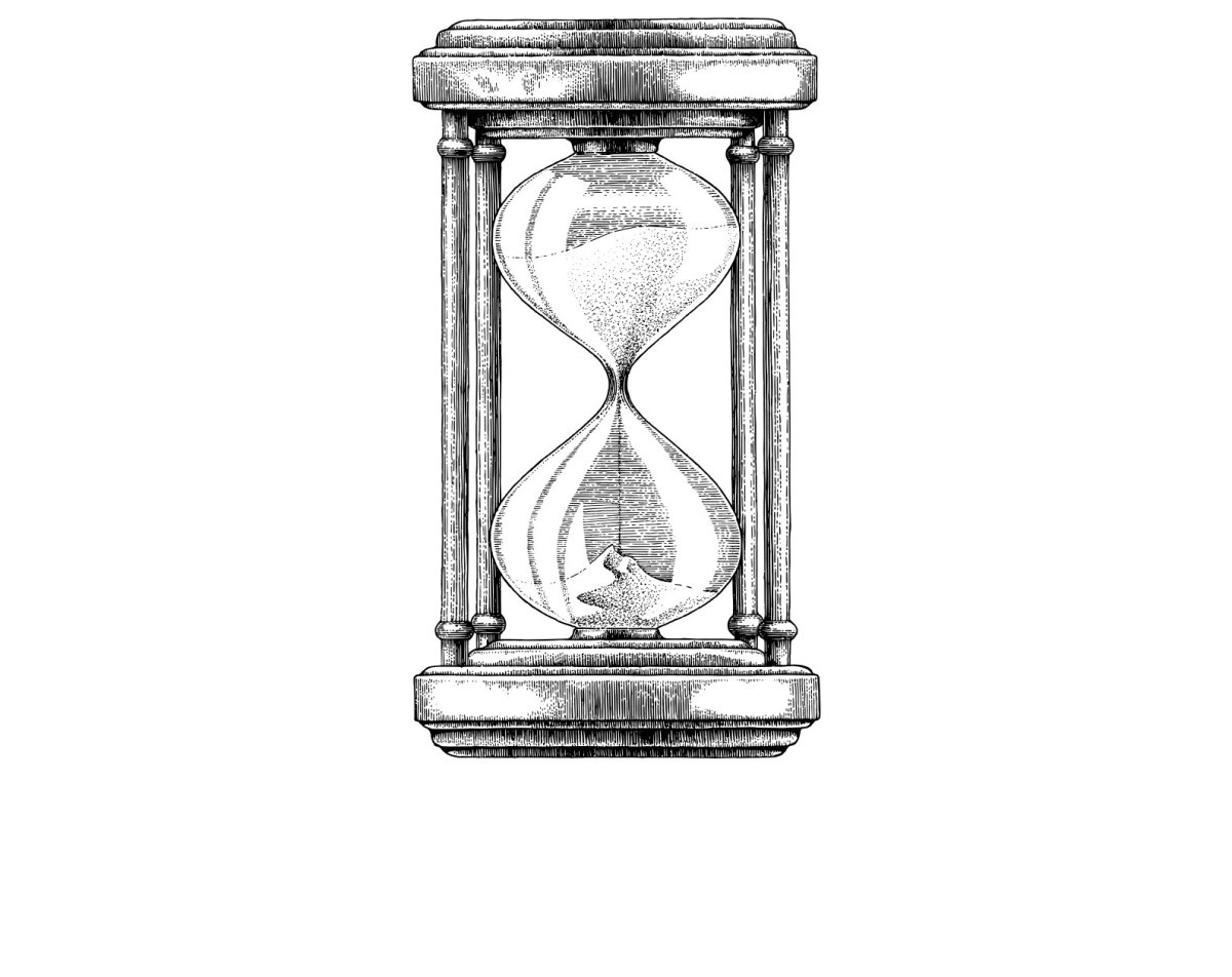 Песочные часы гравюра