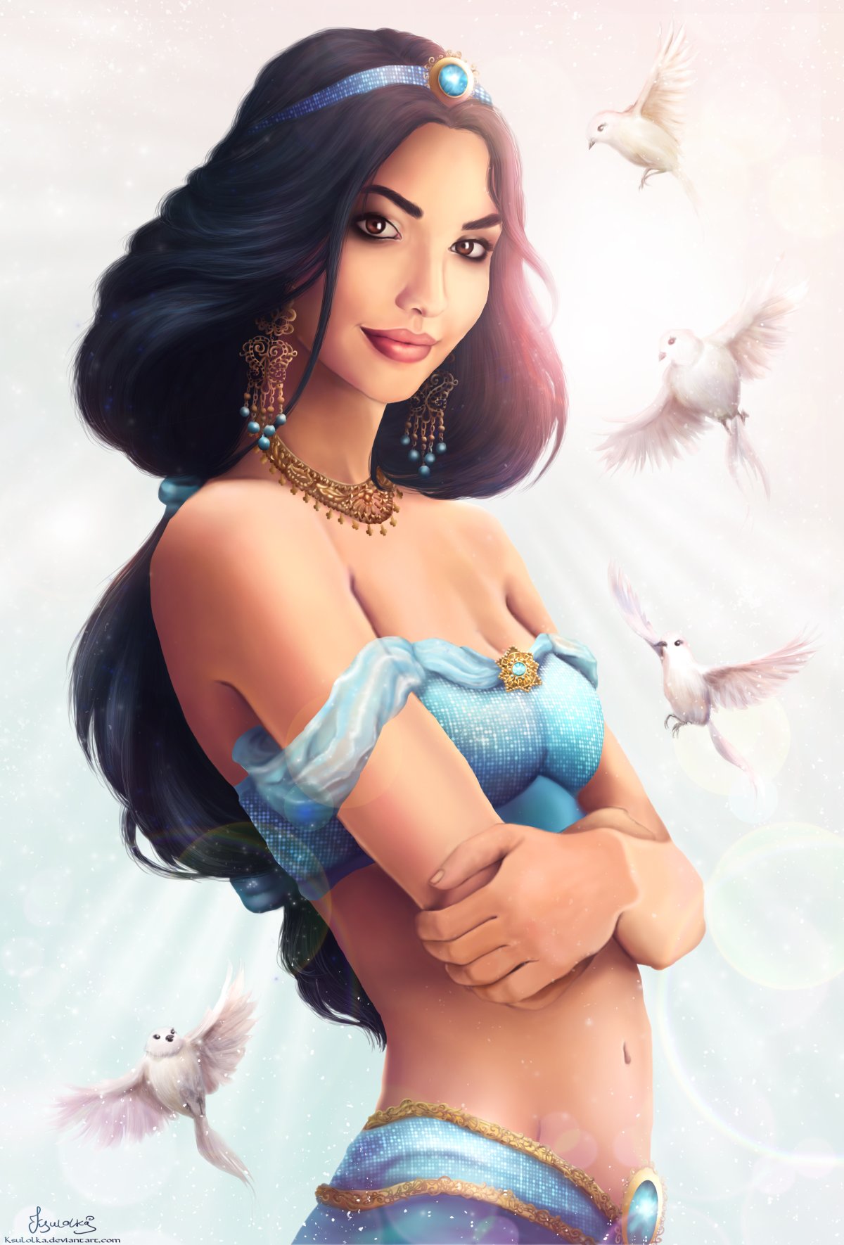 Жасмин и алладин арт +18