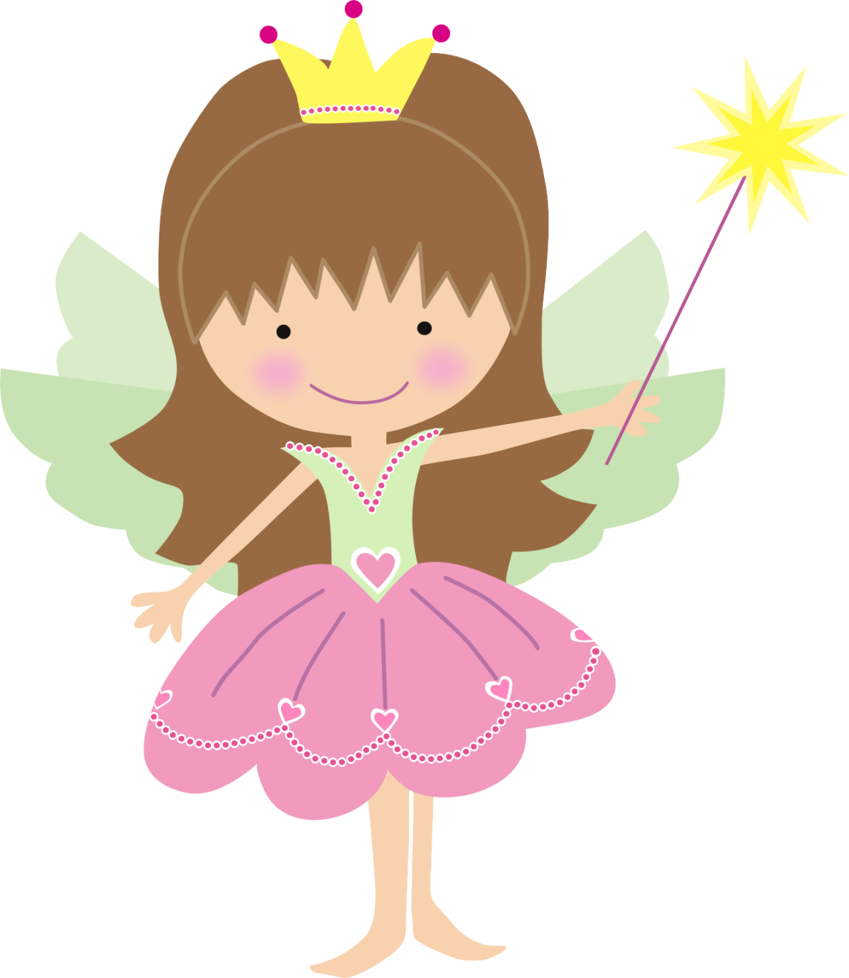 Аппликация рисование для детей Феечка