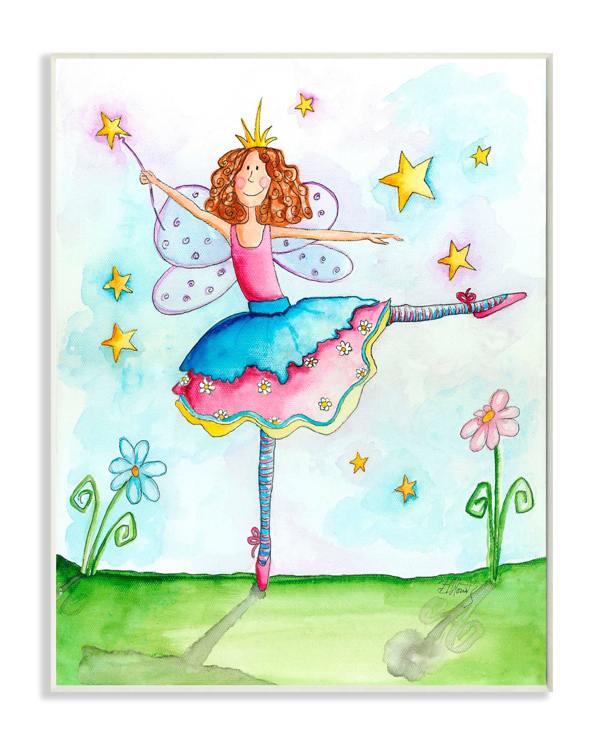 Фея с крыльями мультяшная