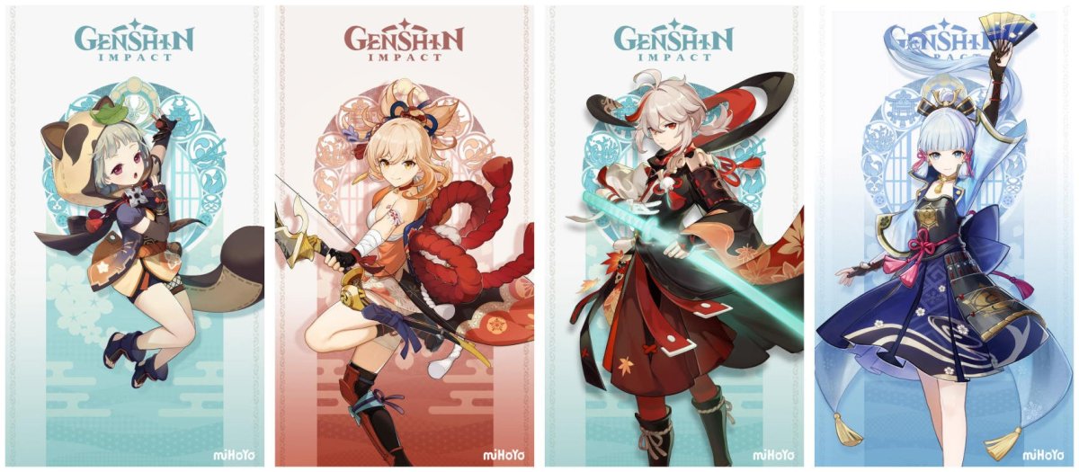 Новые персы Геншин Импакт
