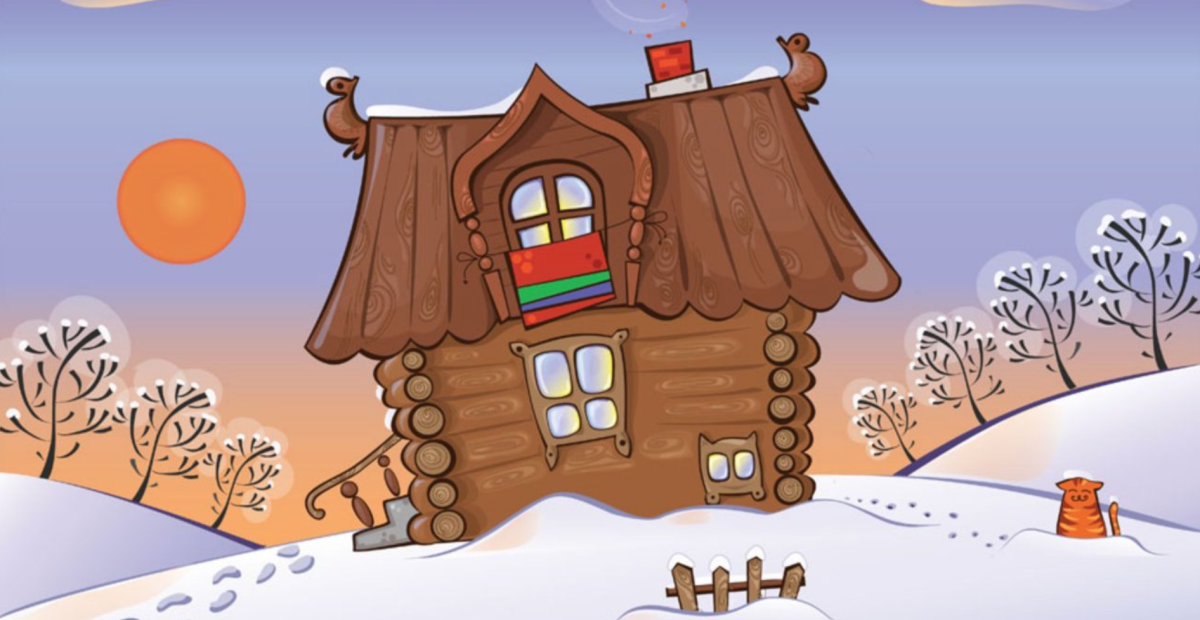 Сказочная избушка на курьих ножках