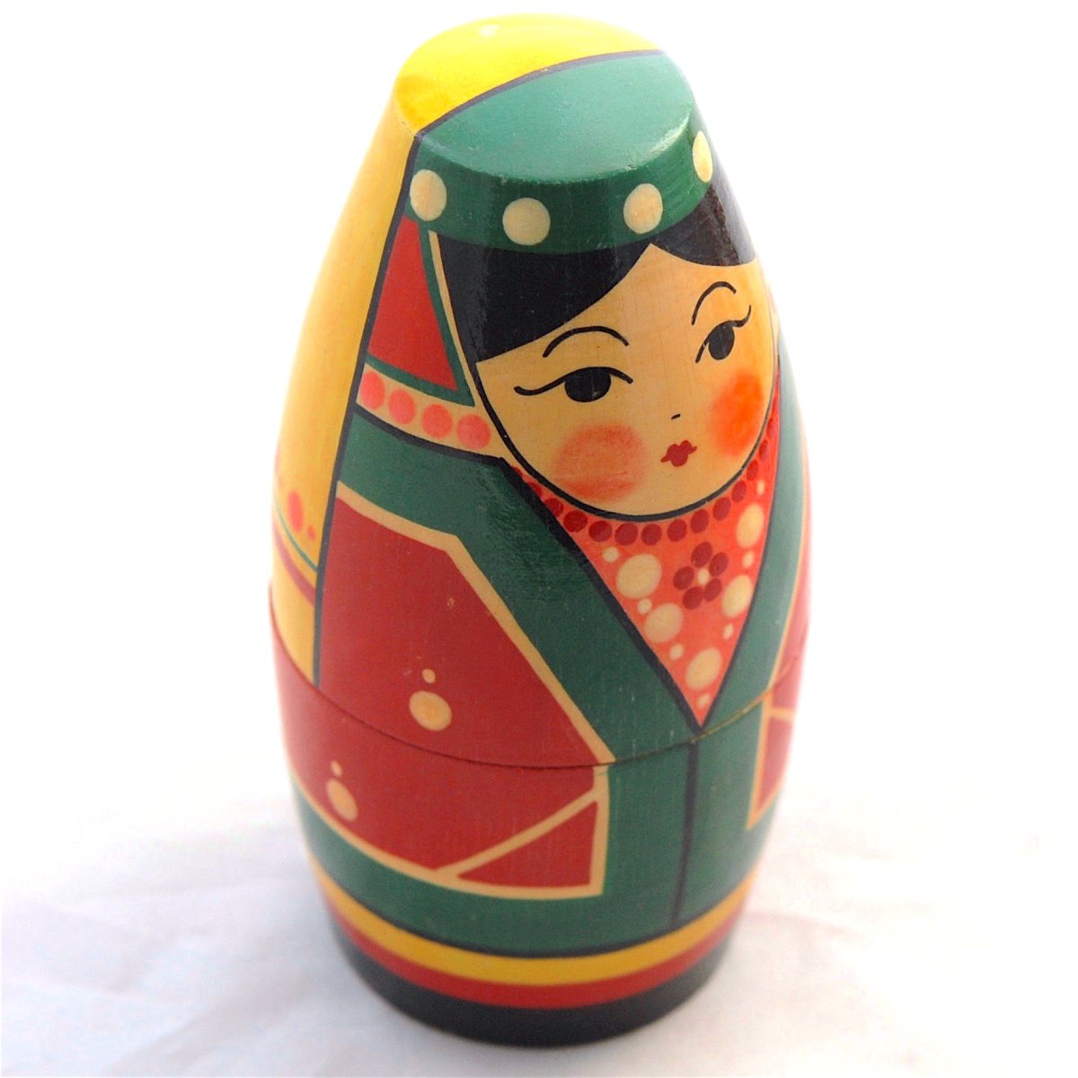 Роспись башкирской матрешки-Бурзяночки