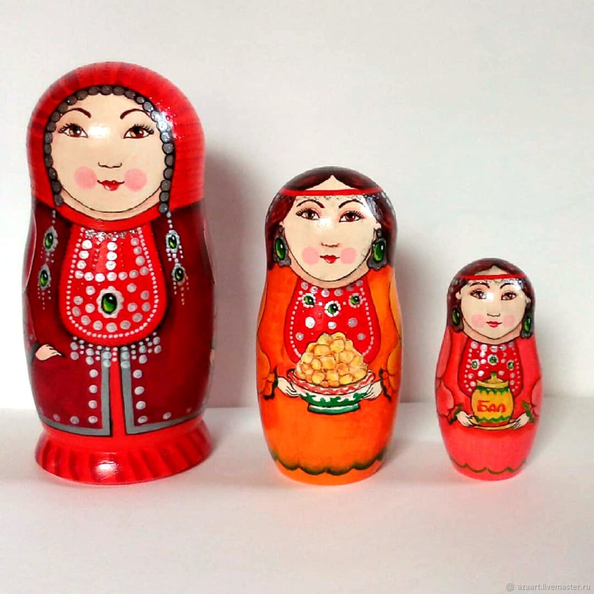 Расписные матрешки башкирка