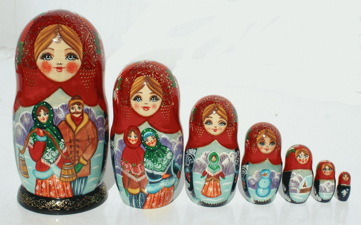 Матрешка девушка