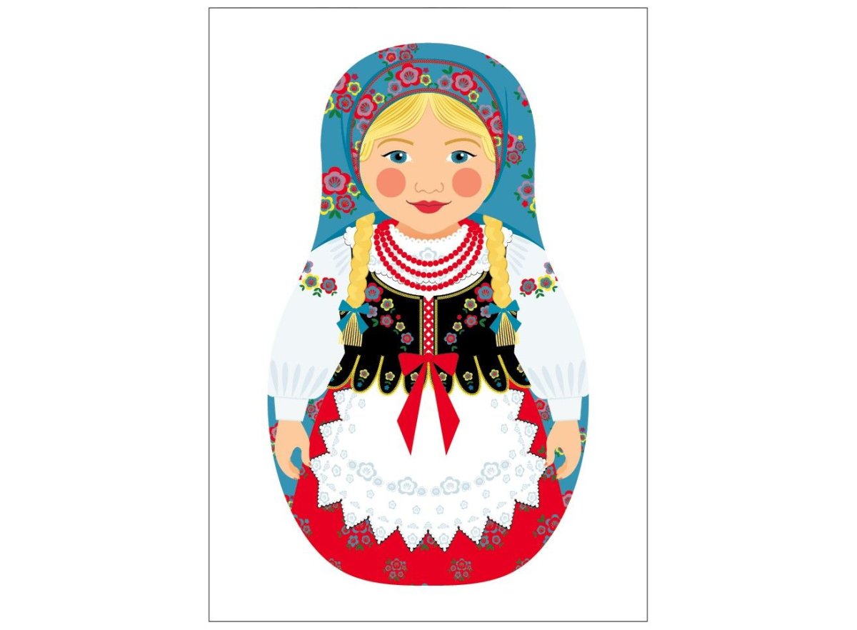 Борецкая роспись матрешки