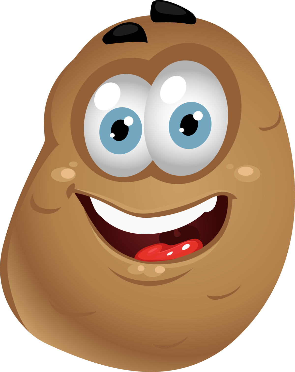 Картошка с глазами