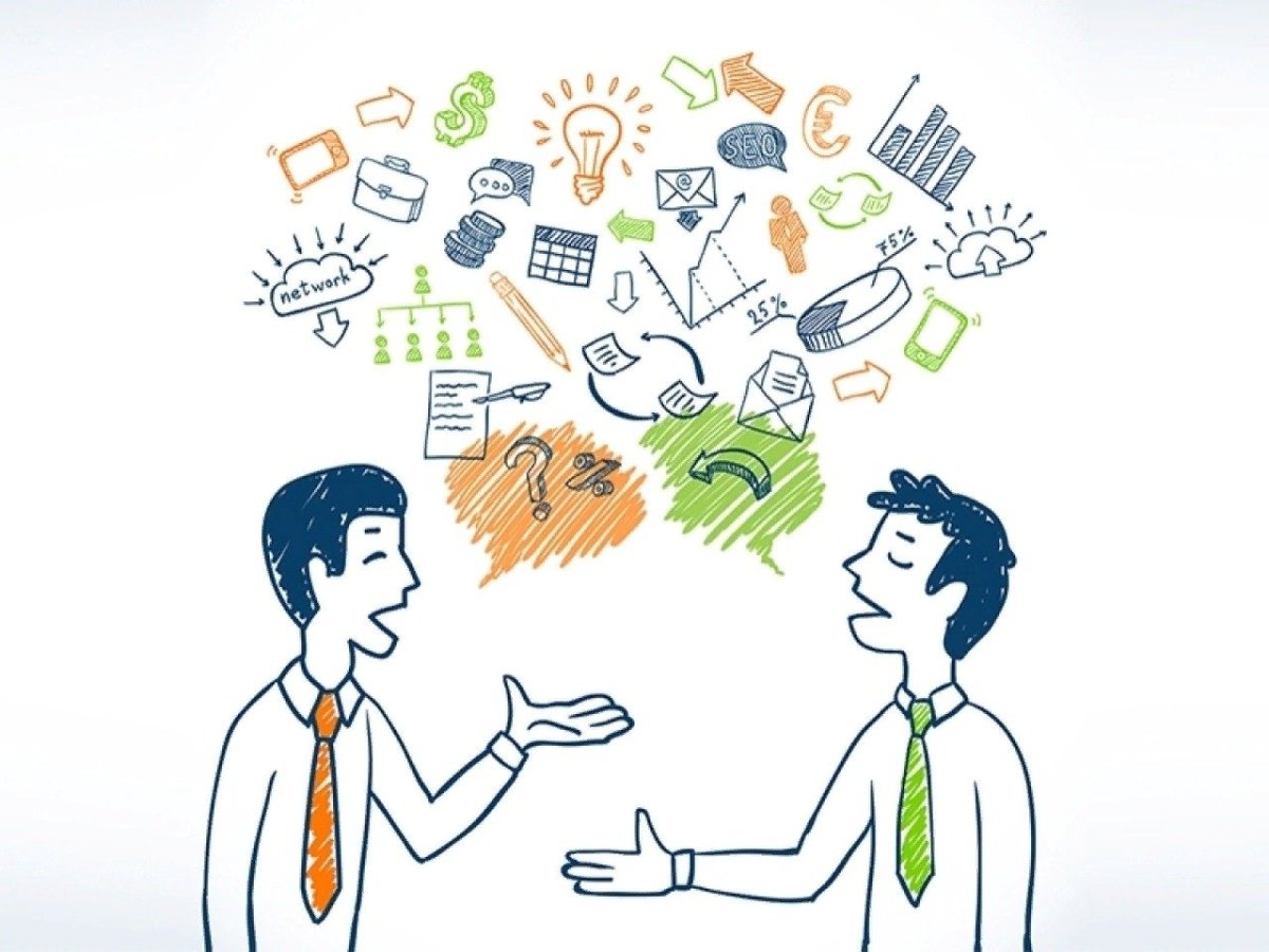 Общение иллюстрация