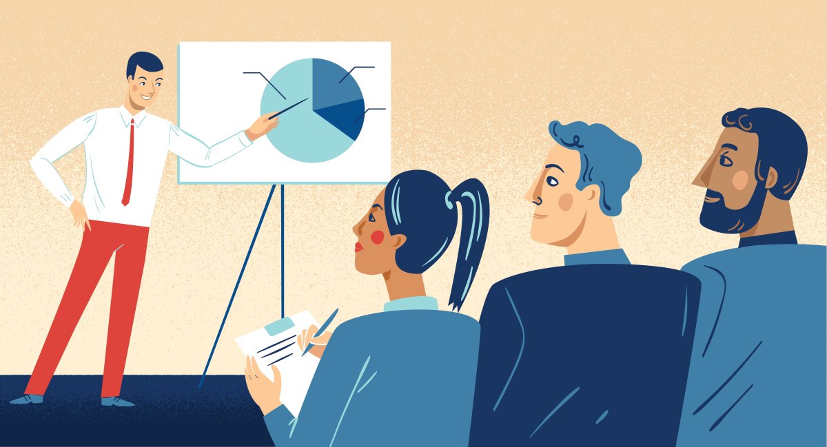 Публичное выступление иллюстрация