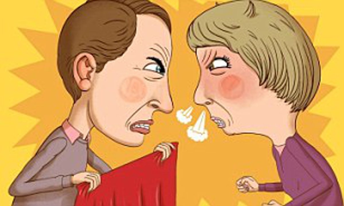 Спор между людьми