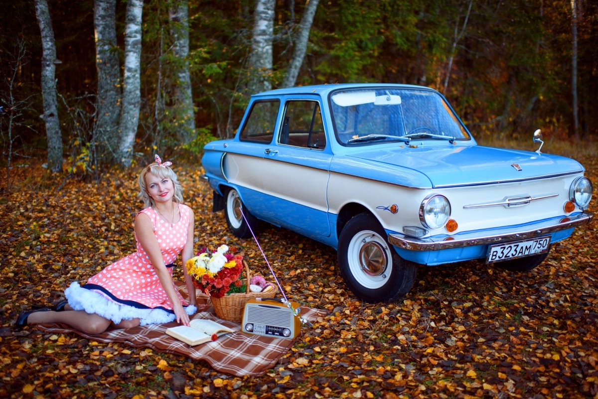 Баба на Запорожце