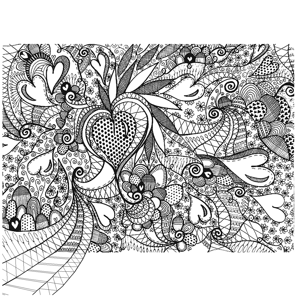 Арт терапия Зентангл