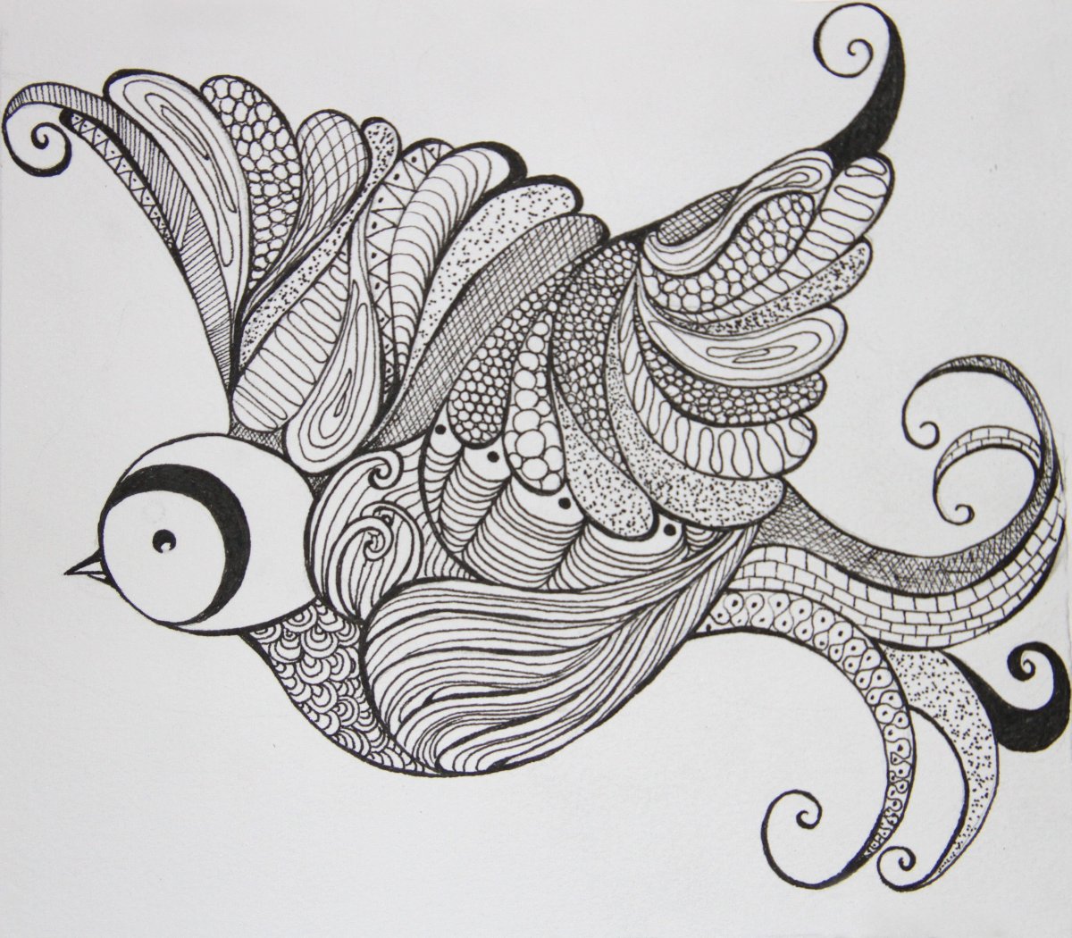 Zentangle doodling Зентангл и дудлинг