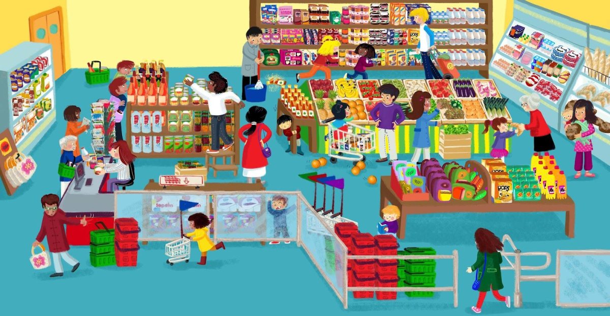Продуктовый магазин для детей