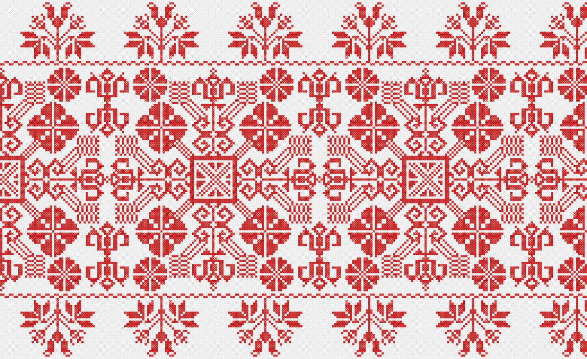 Карельская вышивка солярные знаки