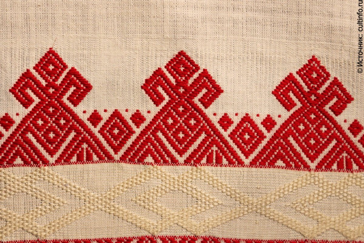 Белорусский орнамент Орепей репейник