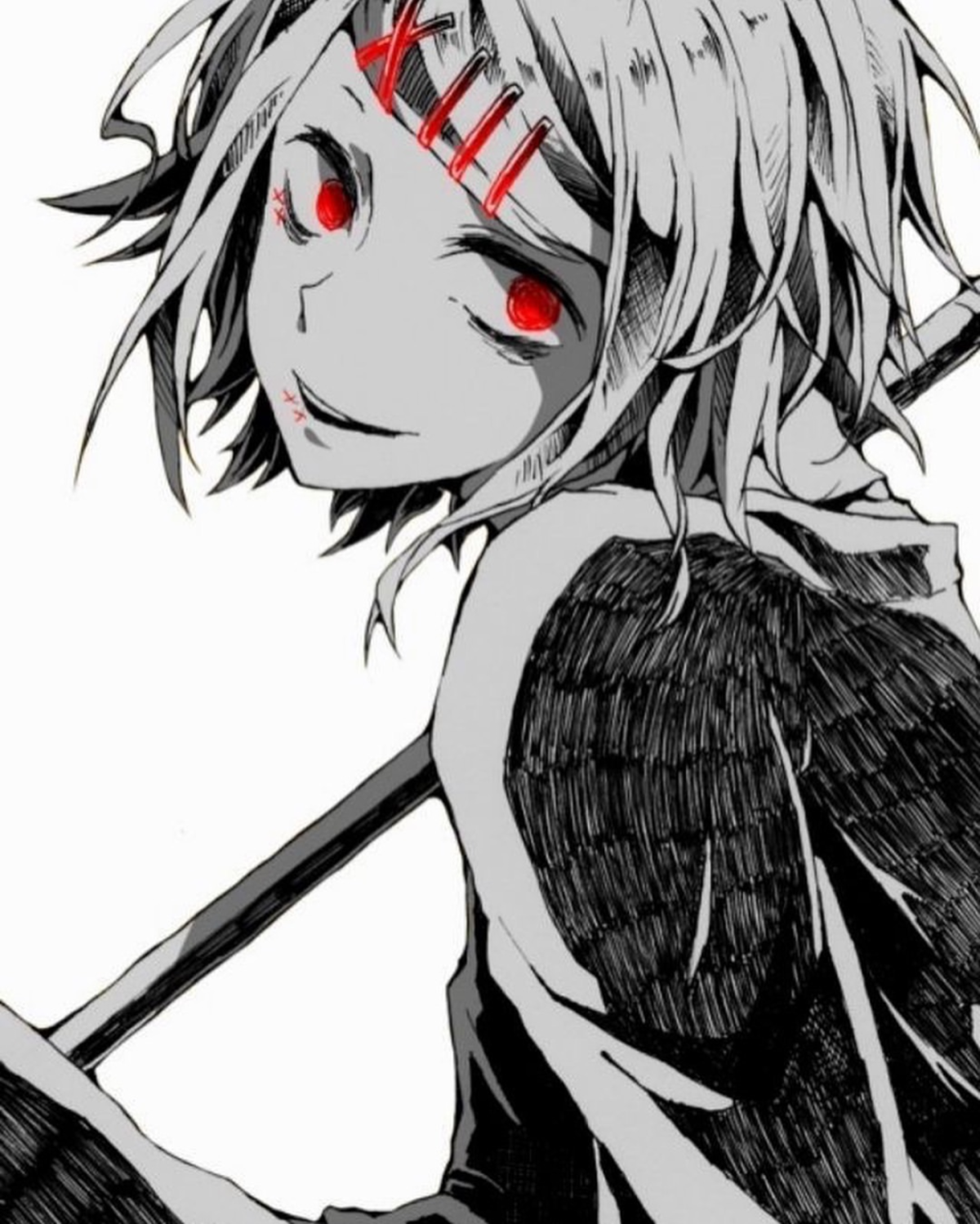 Сузуя Ддузо чёрно белый